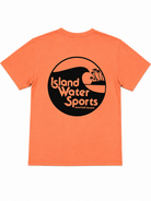 Island Water Sports Circle Logo SS Tee Coral/Black XXL