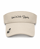 Island Water Sports Classic Script Visor Stone OS