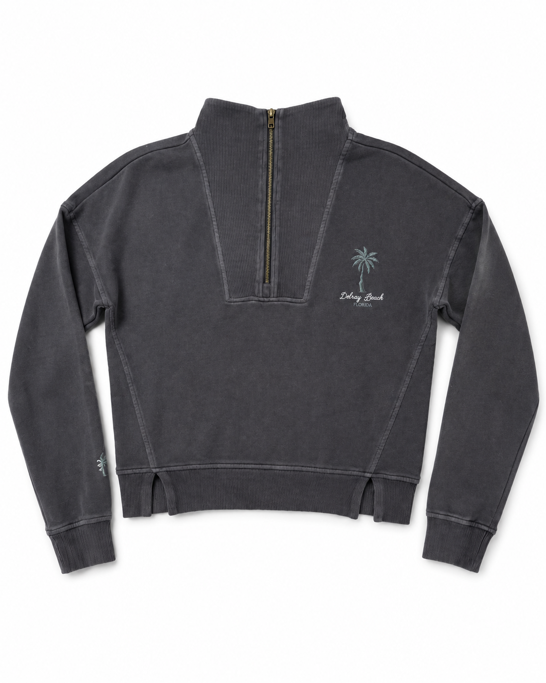 Island Water Sports Delray Beach Cropped Hoody BlackSand XS