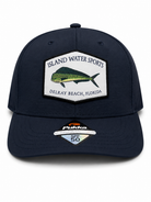Island Water Sports Delray Beach Perforated Hat Mahi Navy