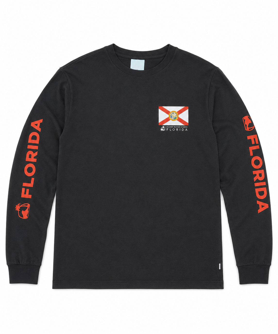 Island Water Sports Florida Pride L/S Tee Washed Black L