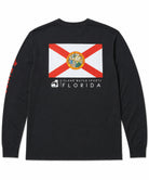 Island Water Sports Florida Pride L/S Tee Washed Black M