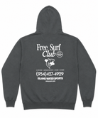Island Water Sports Free Surf Club Hoodies WashedBlack L
