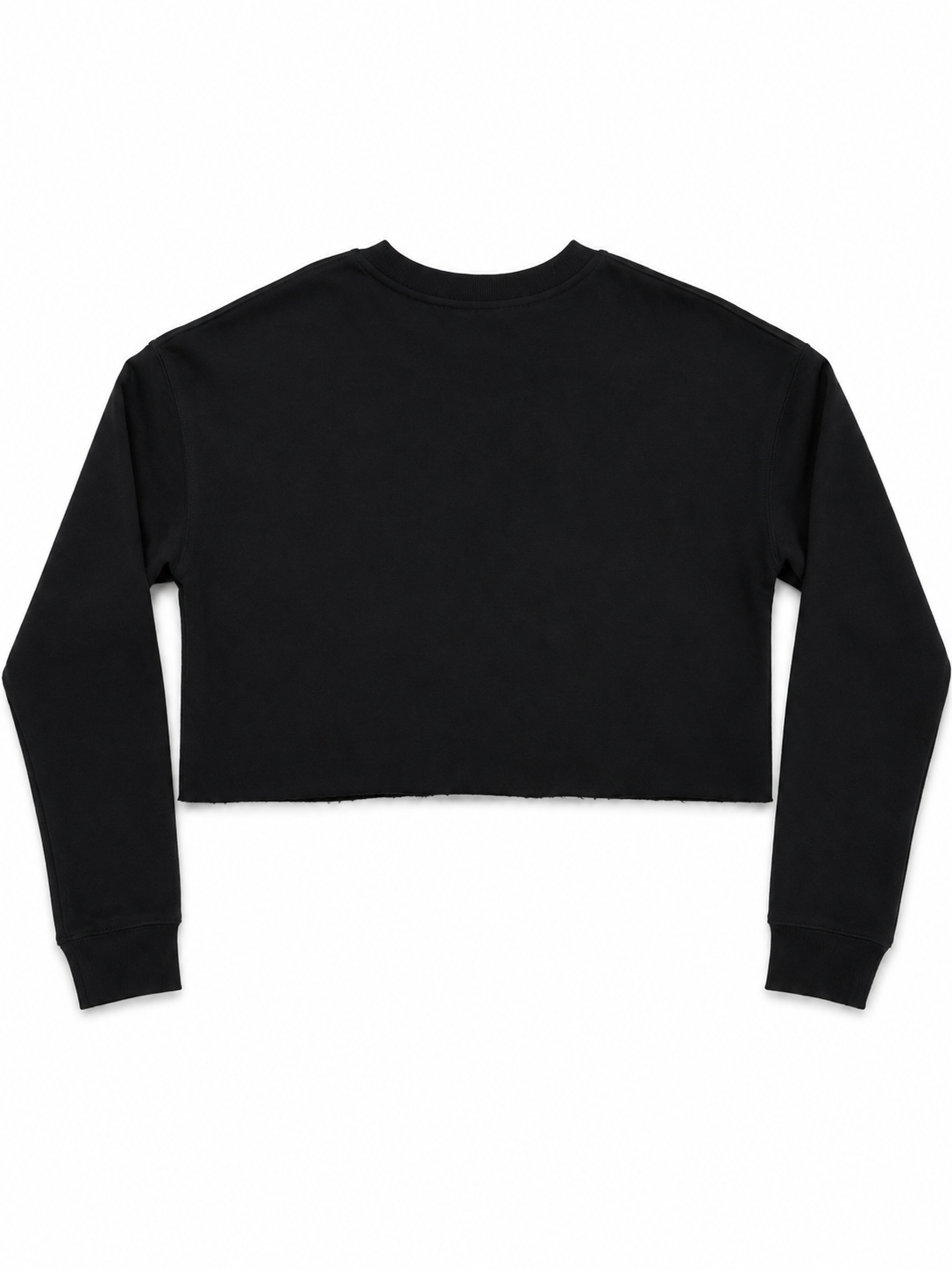 Island Water Sports Hibiscus Crop Sweater Black/ElectricBlue L