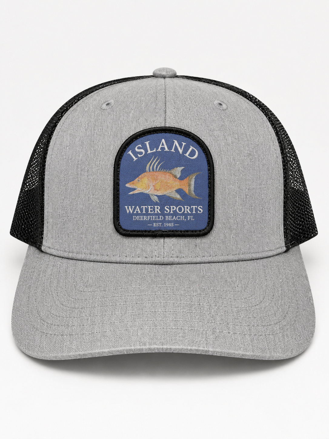 Island Water Sports Hogfish Hat 2025 HeatherGrey/Black