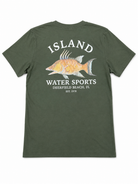 Island Water Sports Hogfish SS Tee MilitaryGreen XXL