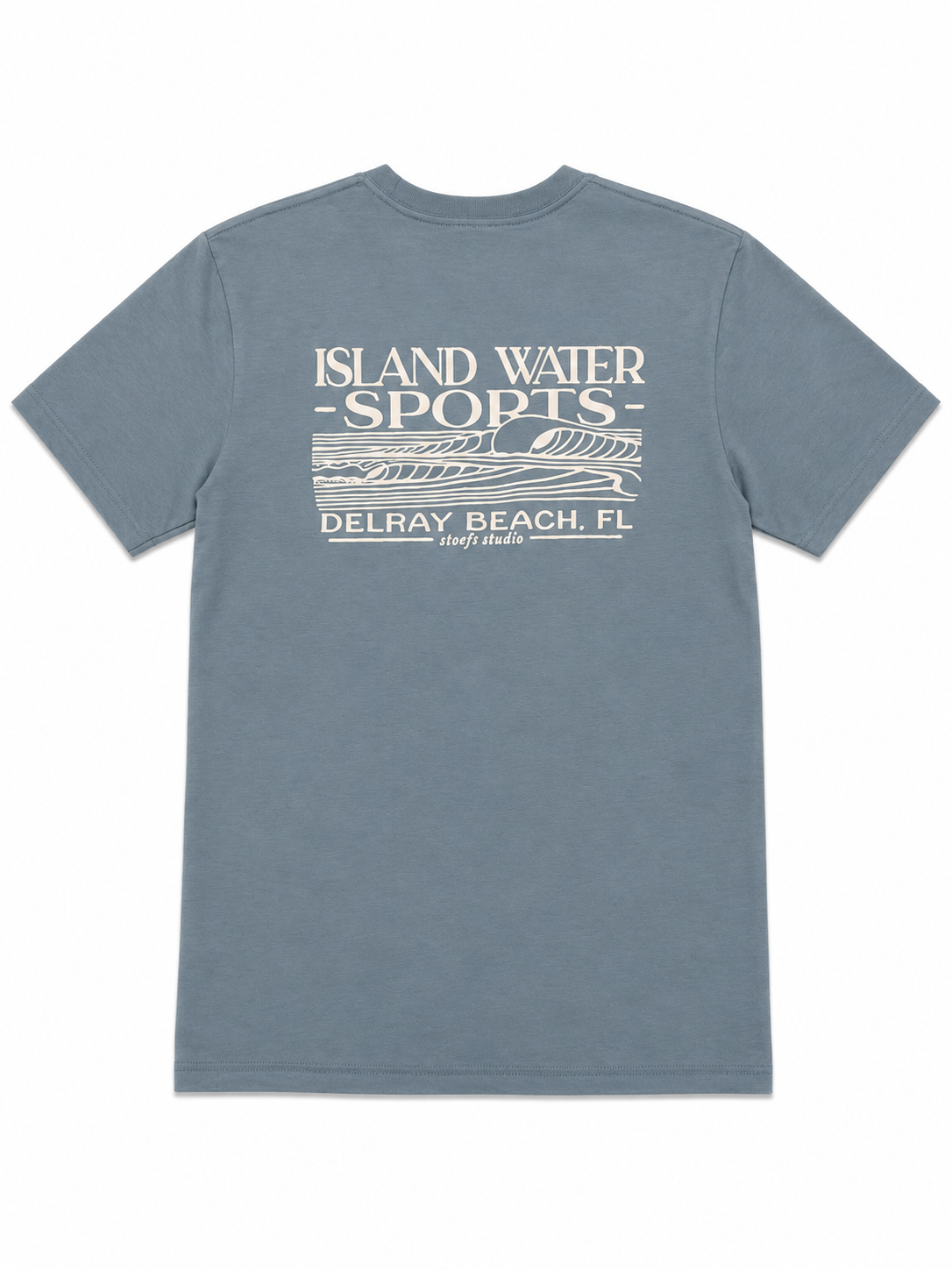 Island Water Sports Native Front SS Tee Mineral XS