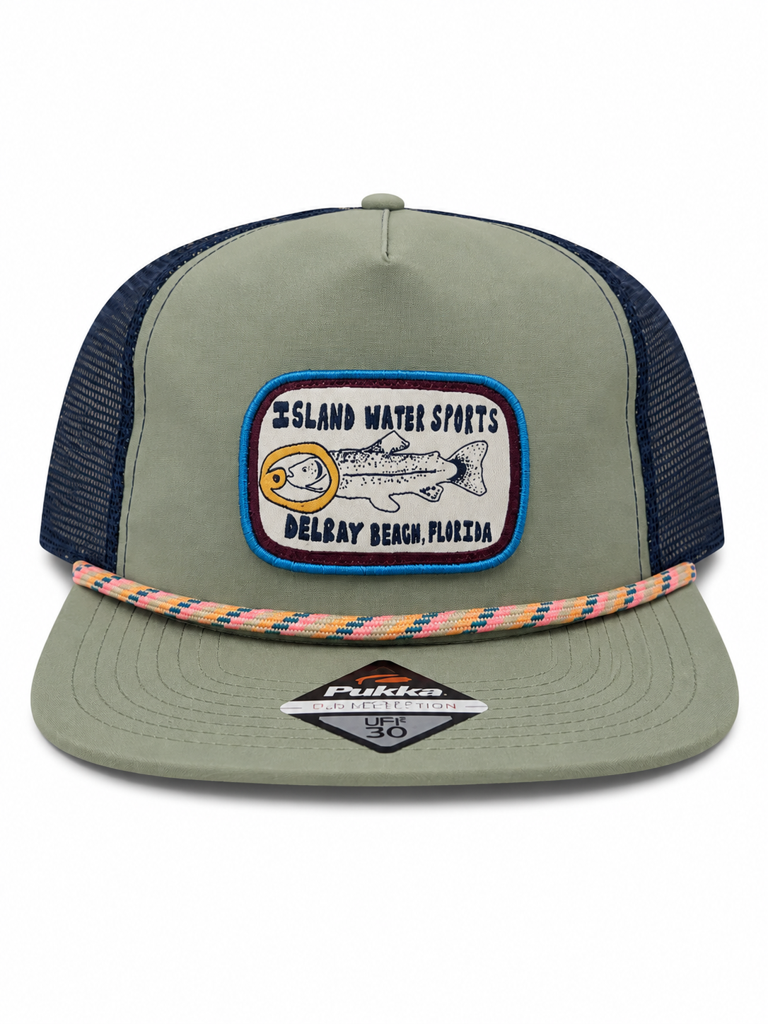 Island Water Sports Sardine Can Hat SageDELRAY OS