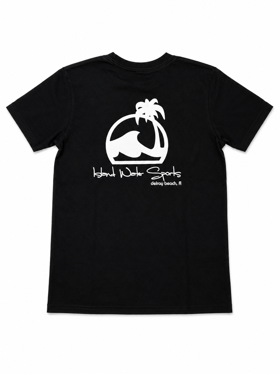 Island Water Sports Script Boys SS Shirt DR-BLACK L