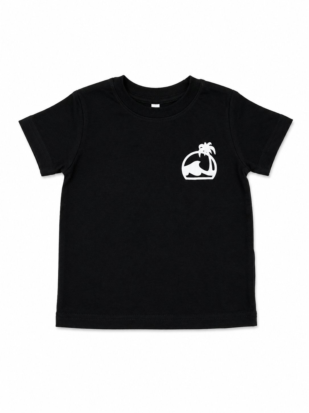 Island Water Sports Script Kids SS Tee Black-DR 4
