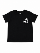 Island Water Sports Script Kids SS Tee Black-DR 4