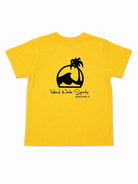 Island Water Sports Script Kids SS Tee Yellow/BLK 4