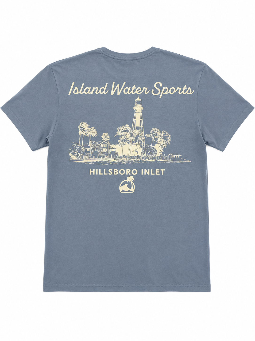 Island Water Sports Socialite SS Tee BlueHorizon/WarmGrey M