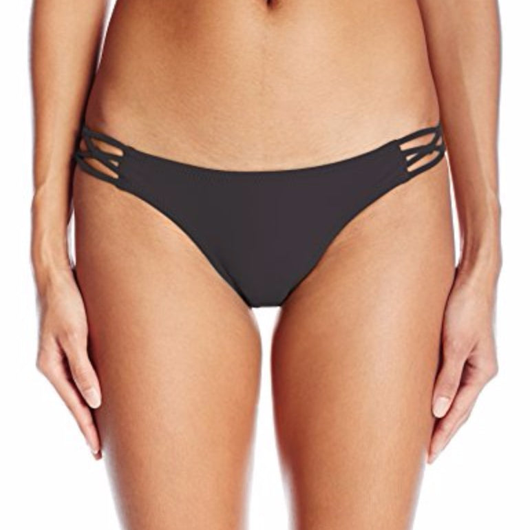 Volcom Simply Solid V Pant Bikini Bottom Black S