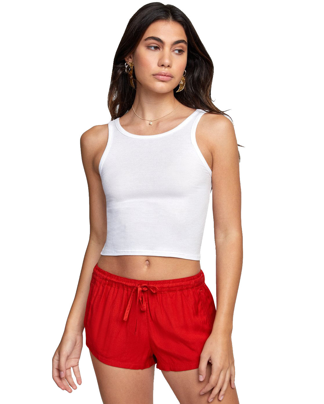 RVCA Duffy Tank Top OFF-OffWhite S