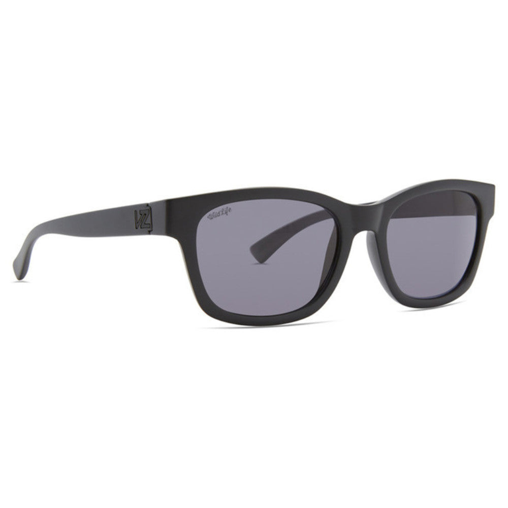 Von Zipper Approach Polarized Sunglasses  PSV-BlackSatin VintageGreyPolar Square