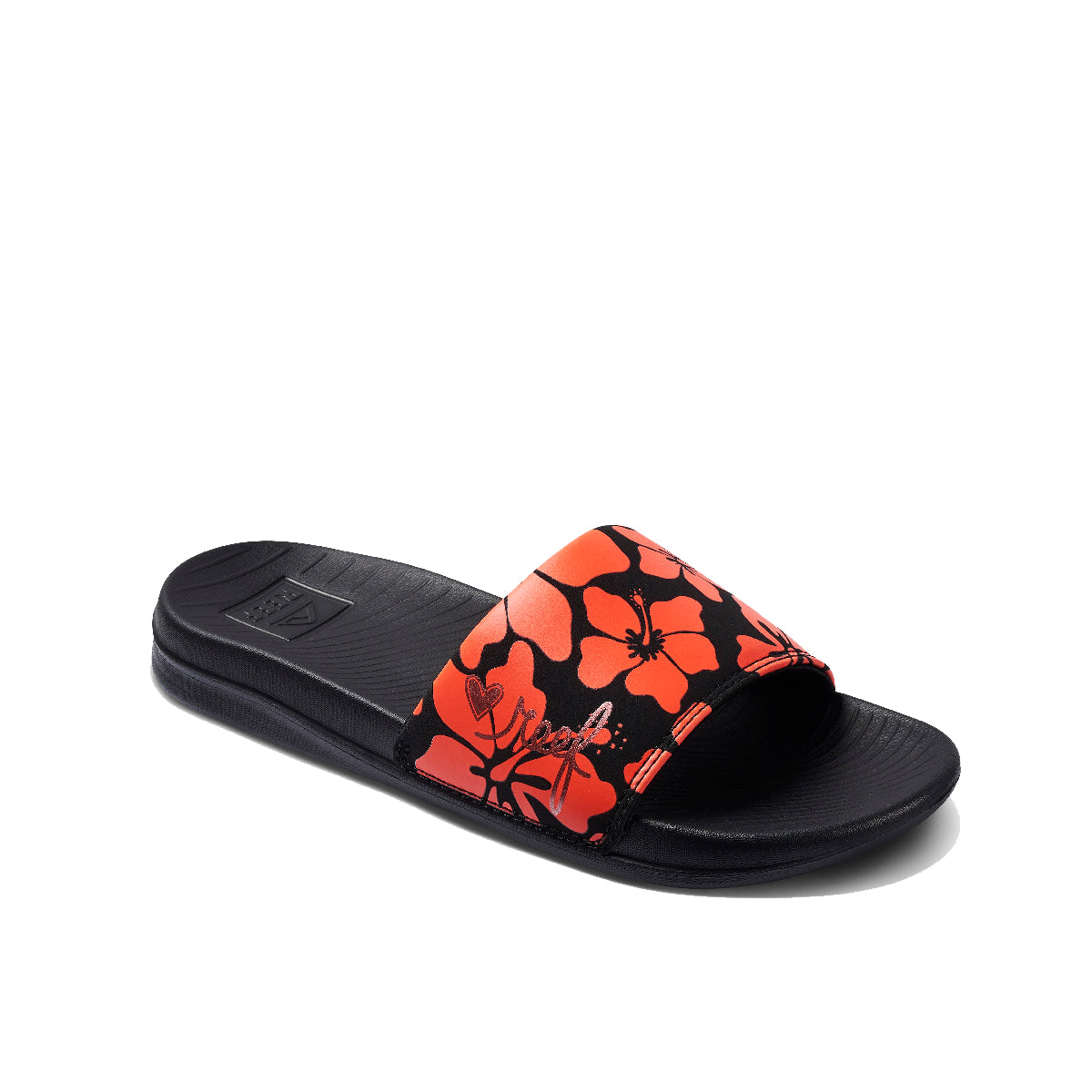 Reef One Slide Womens Sandal Hibiscus 6