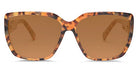Electric Honey Bee Sunglasses Matte Black Ohm Sky Blue Chrome Oversized
