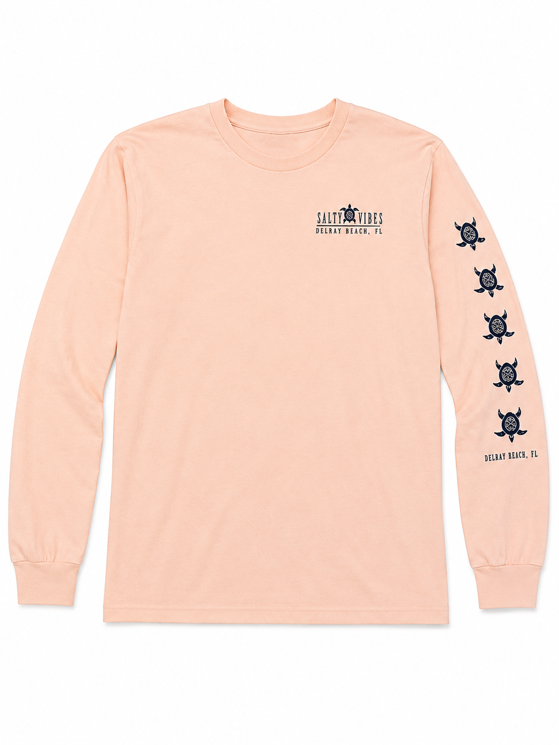 IWS Delray Salty Vibes Turtle LS Shirt LightPink XL