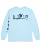 IWS Delray Salty Vibes Turtle LS Shirt Sky Blue S
