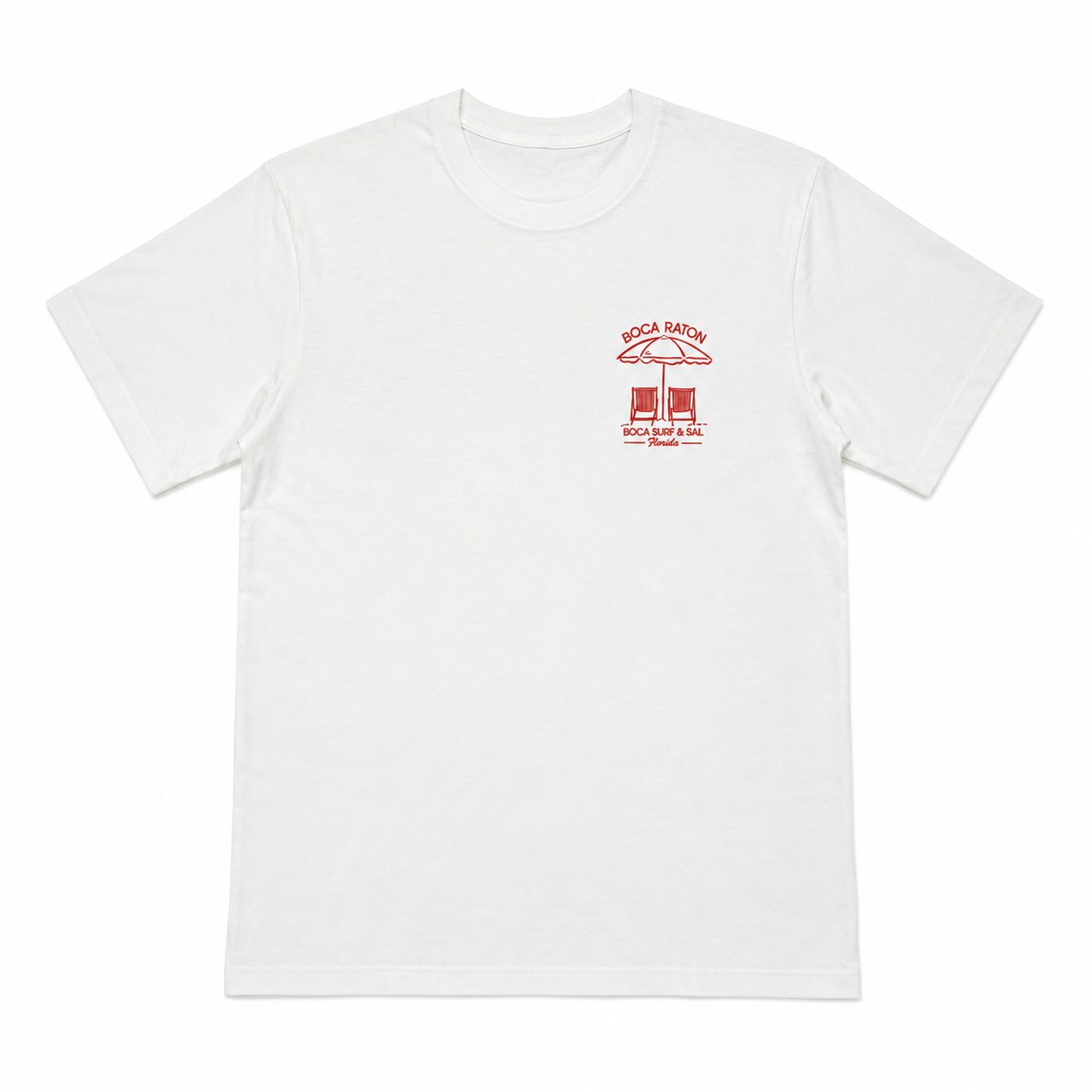 IWS Florida Beach Day SS Tee Boca-Natural S