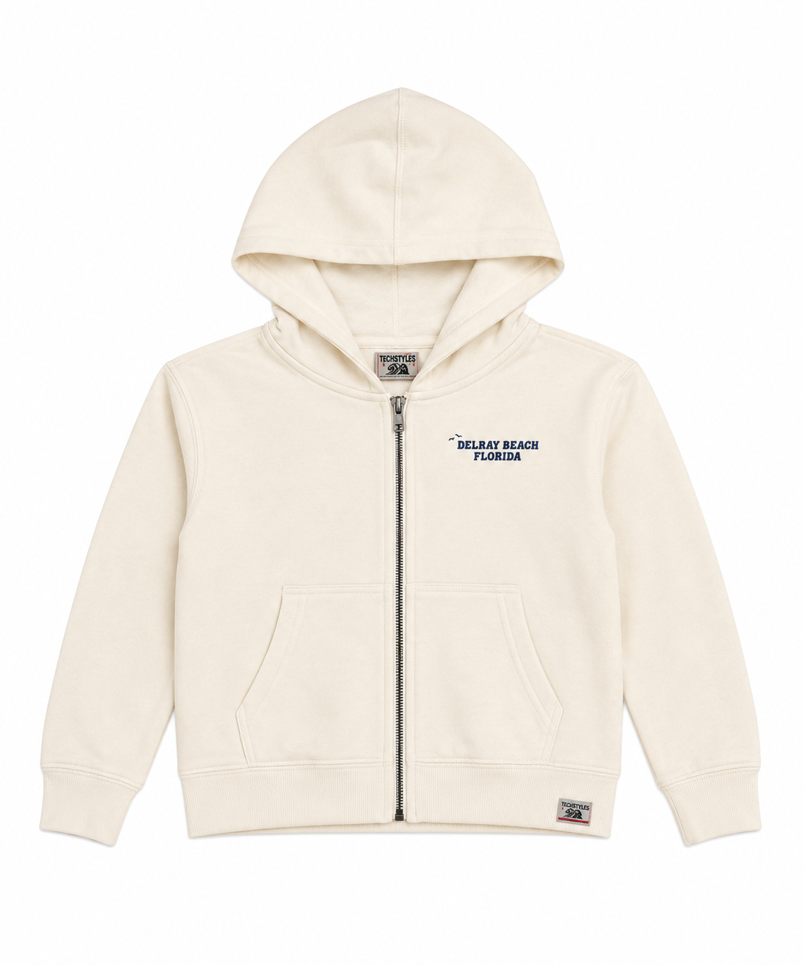 IWS Grower Youth Girls Boardwalk Zip  DELRAY-IVORY S