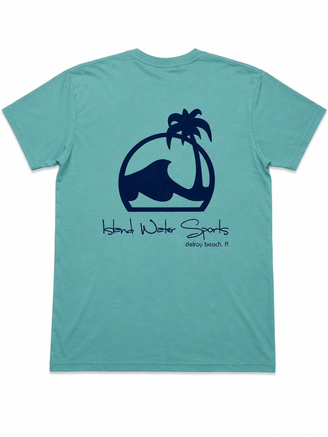 IWS Script Garment Dye SS Shirt Delray-Seafoam XL