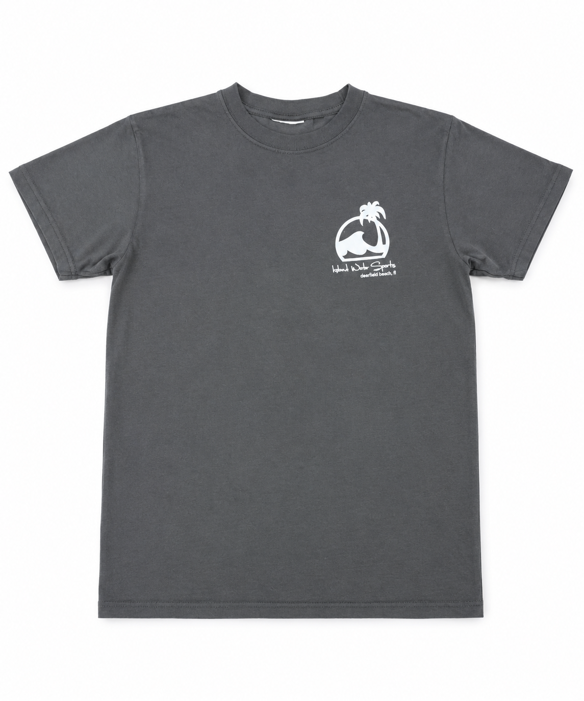 IWS Script Garment Dye SS Shirt DFB-Charcoal L