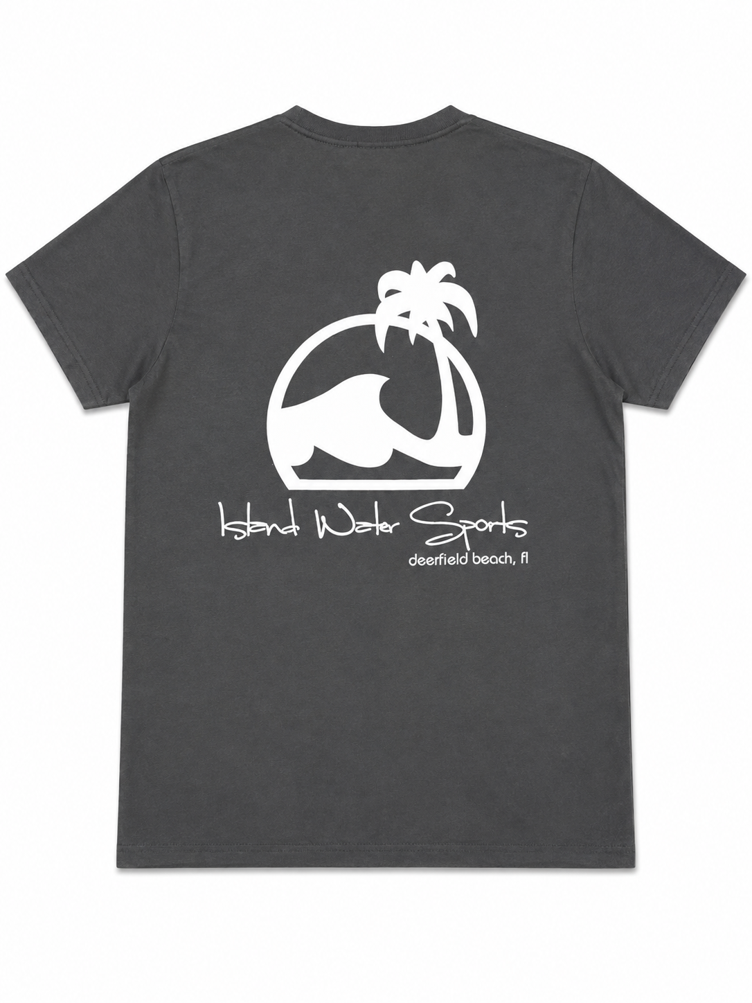 IWS Script Garment Dye SS Shirt DFB-Charcoal S