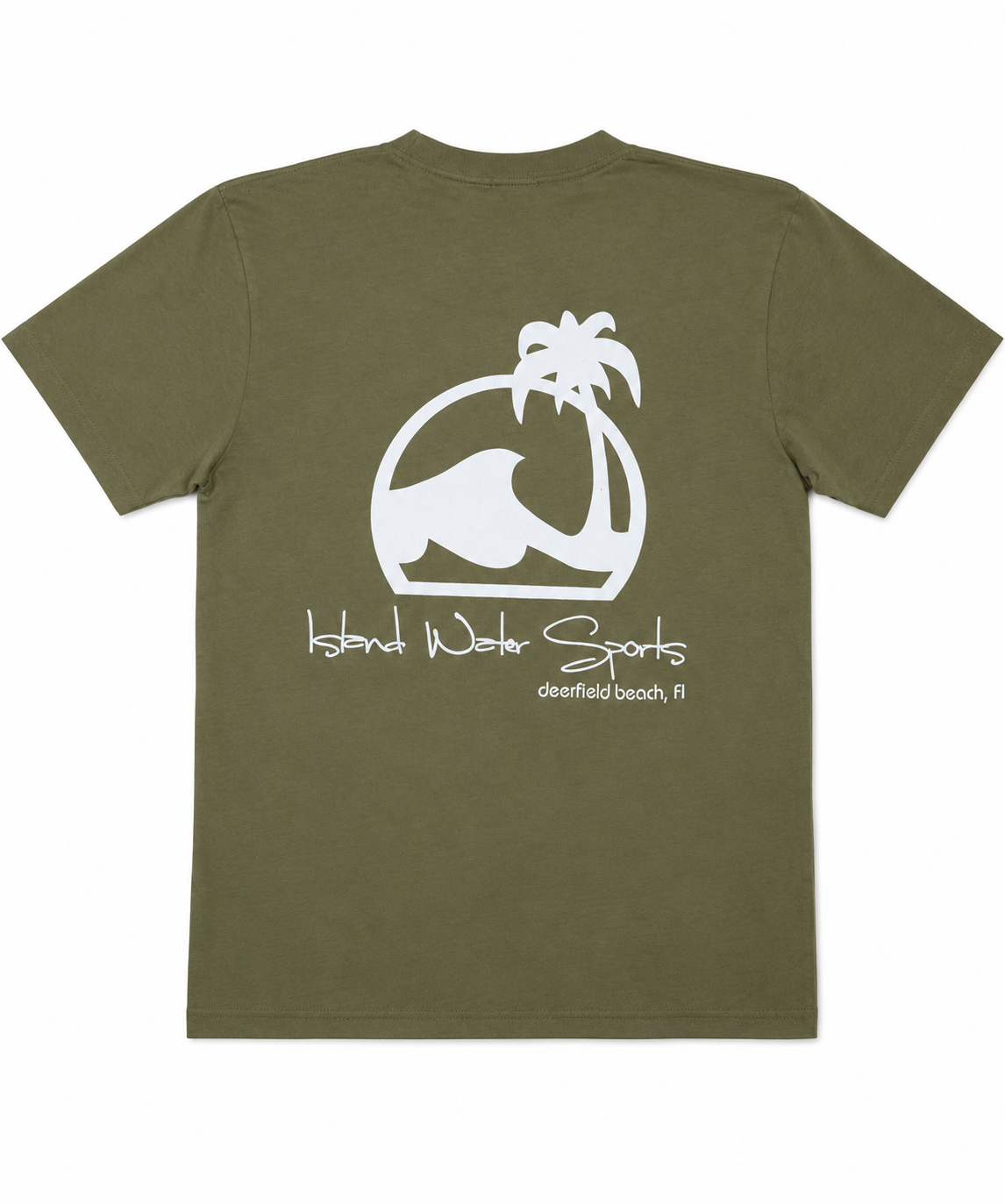 IWS Script Garment Dye SS Shirt DFB-Olive XXL