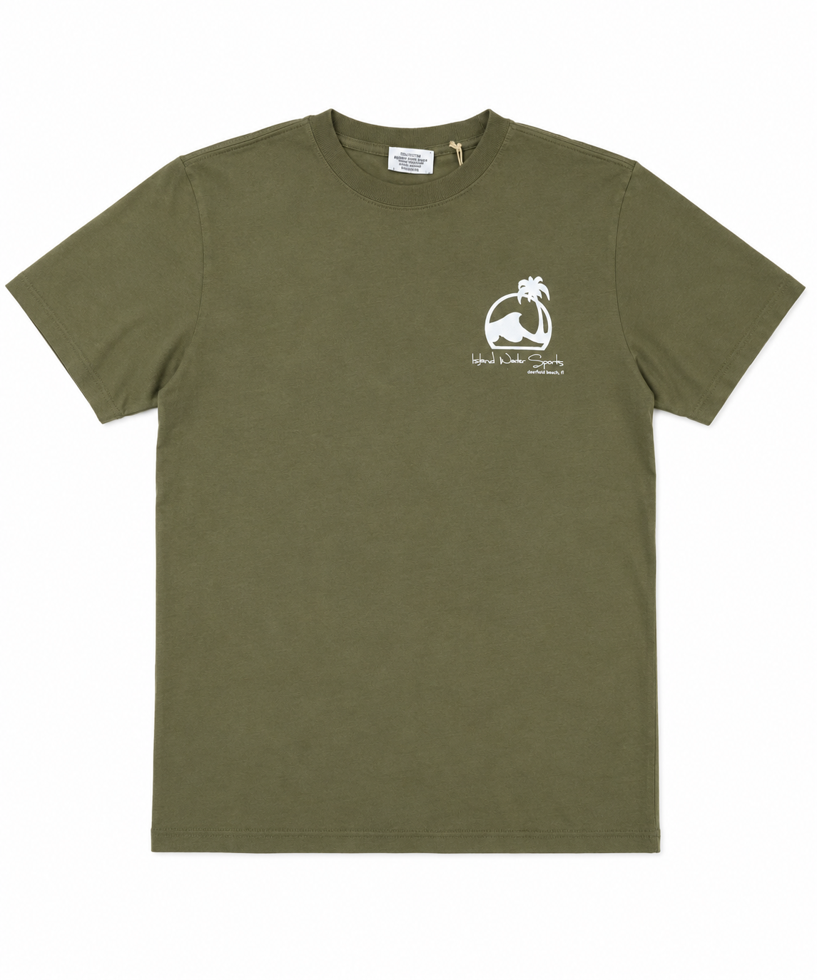 IWS Script Garment Dye SS Shirt DFB-Olive M