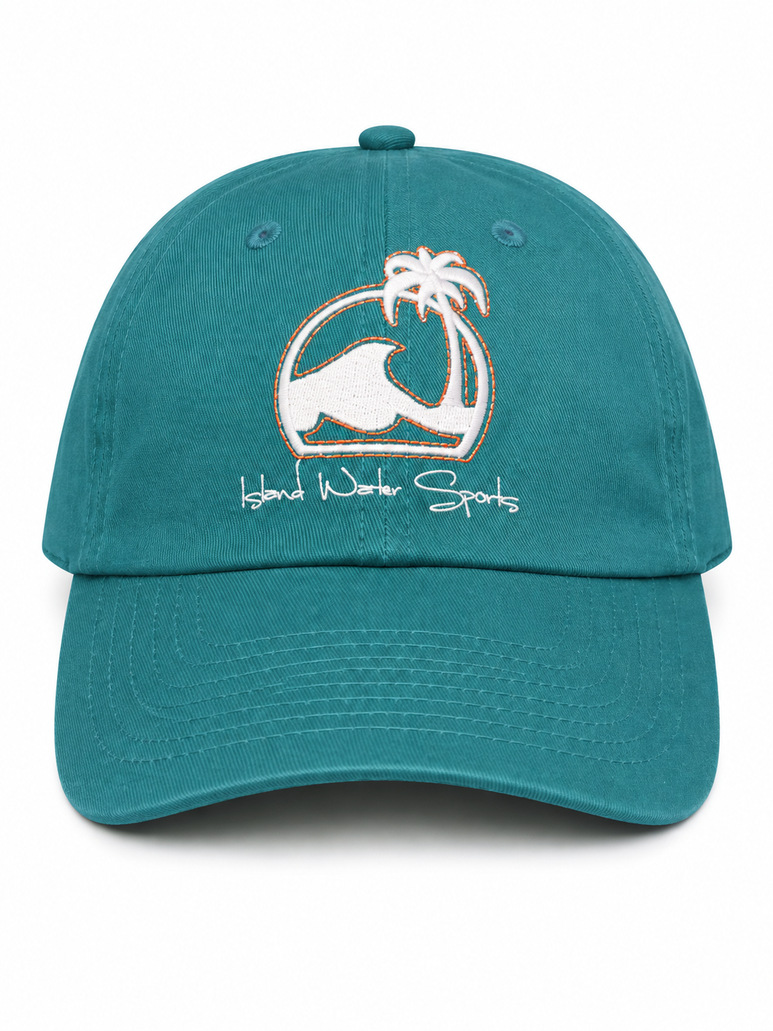 IWS Script Logo Dad Hat Dolphins OS