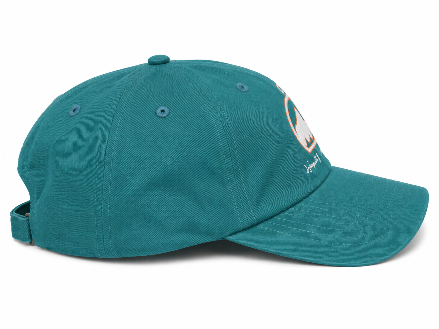 IWS Script Logo Dad Hat Dolphins OS