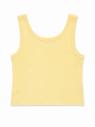 IWS The Grove Cropped Ribbed Tank  Delray-Lemon S