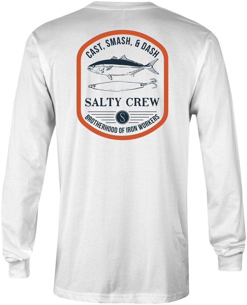 Salty Crew Lure Set LS Tee White L