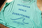 Island Water Sports Saltwater Heals Everything Flowy Boxy Tank