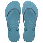 Havaianas Slim Sparkle 2 Womens Sandal 1671-Nautical Blue 7