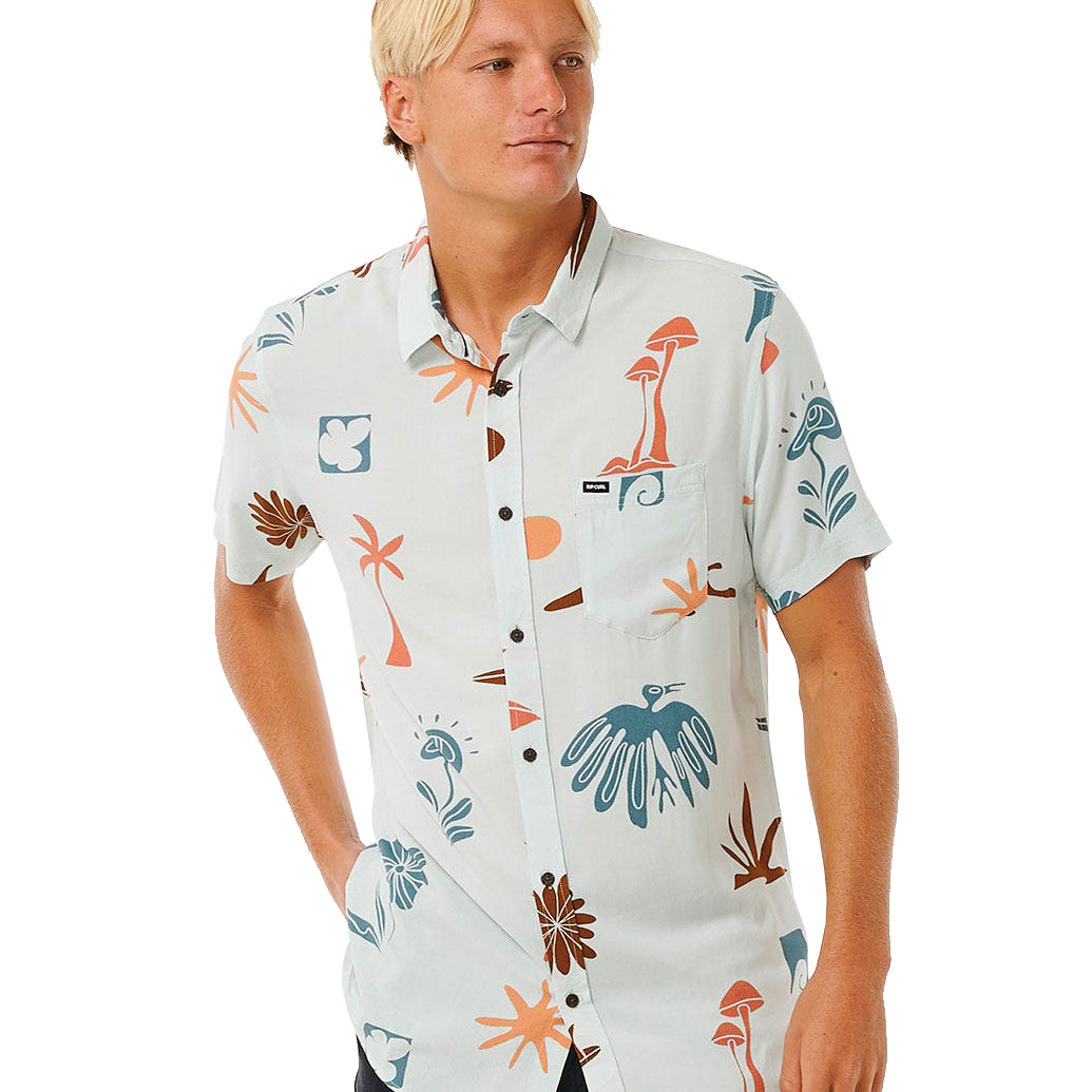 RIP CURL PARTY PACK S/S SHIRT 0067-MINT S