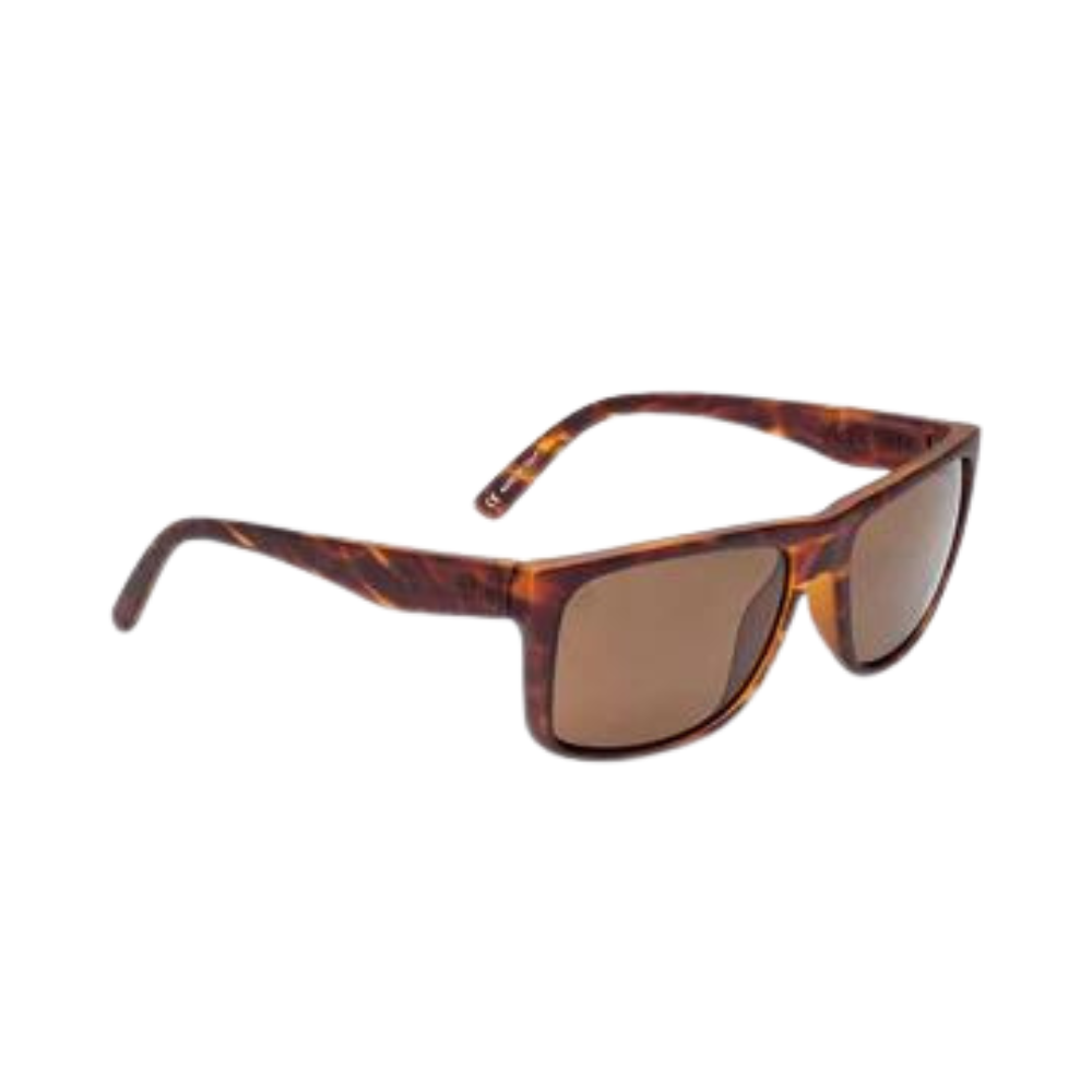 Electric Swingarm Polarized Sunglasses Matte-Tort Ohm-Bronze Square