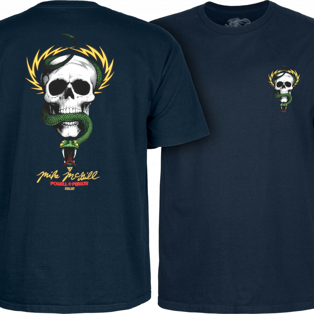 Powell Peralta Mike McGill Skull & Snake S/S Tee Navy X Large