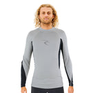 Rip Curl Wave LS UV Rashguard 3597-LightGreyMarle XL