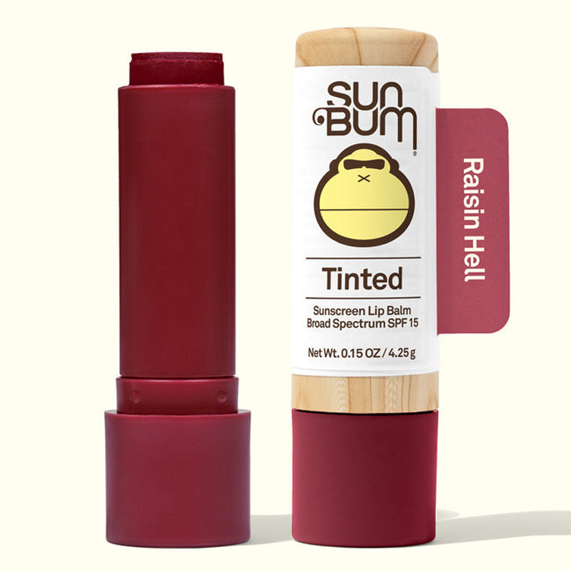 Sun Bum Tinted Sunscreen SPF15 Lip Balm Raisin Hell 0.15