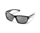 SunCloud Suspect Polarized Sunglasses Black Gray Square