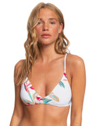 Roxy Lahaina Bay Fixed Triangle Bikini Top WBB7 S