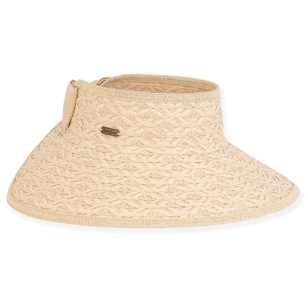 Sun N' Sand Paperstraw Rollup Hat Nat OS