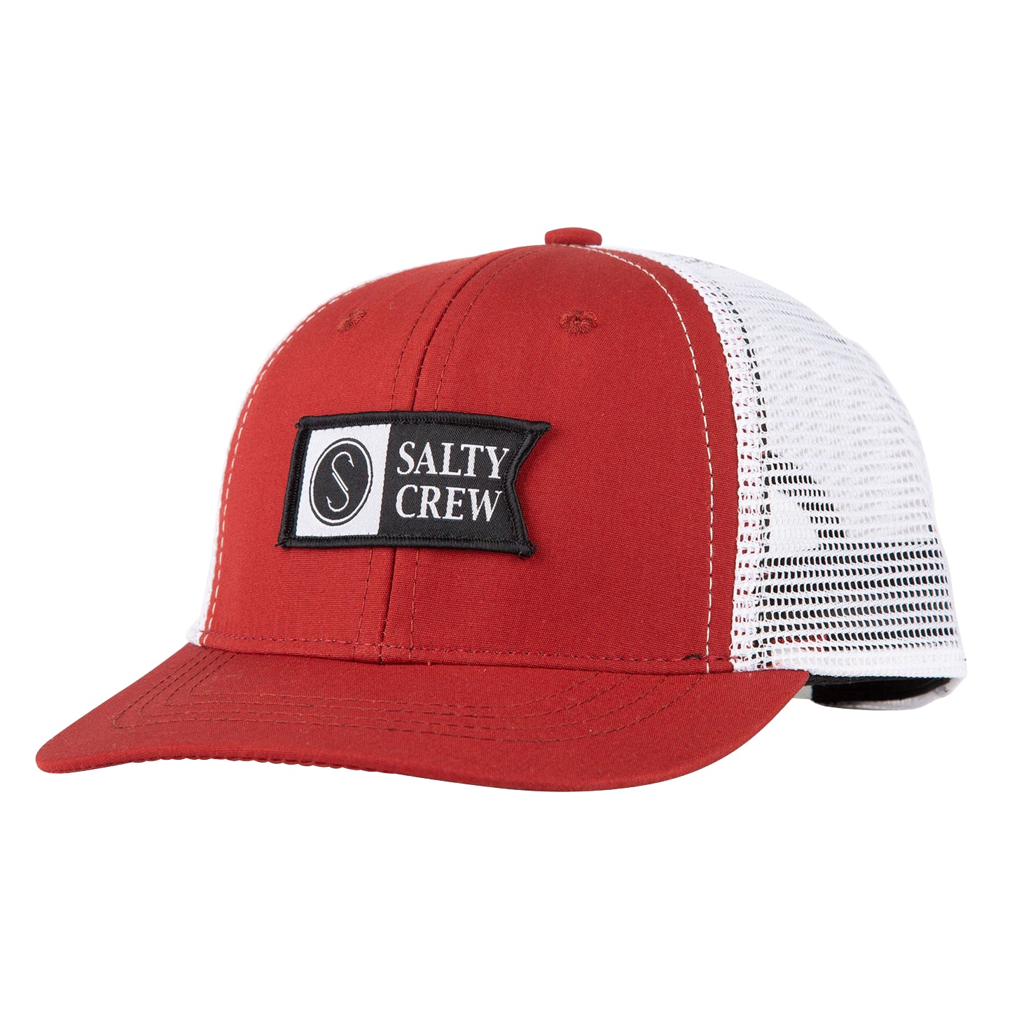 Salty Crew Pinnacle  Boys Retro Trucker Hat Rust/White One size