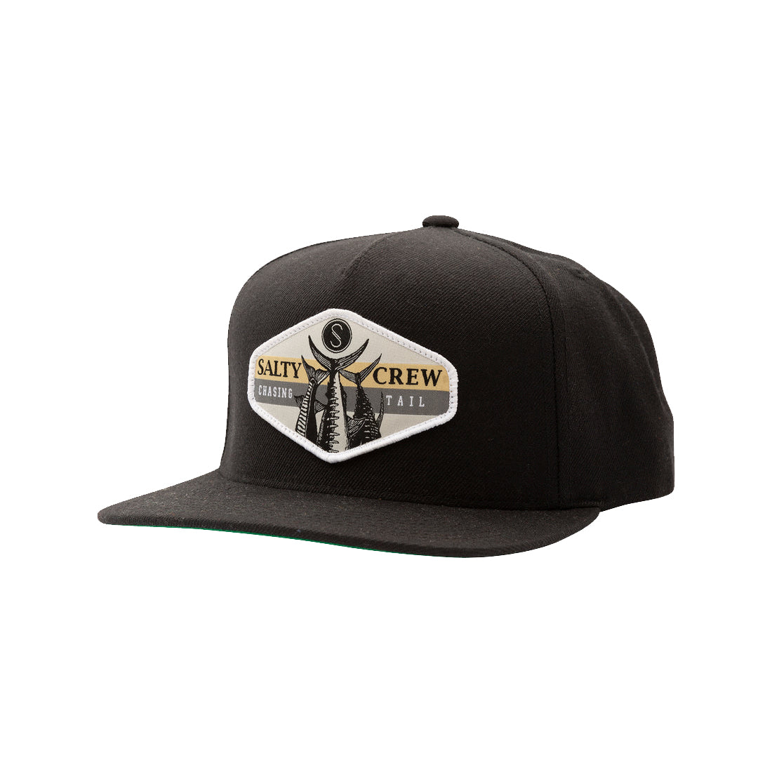 Salty Crew High Tail 5 Panel Hat Black One Size