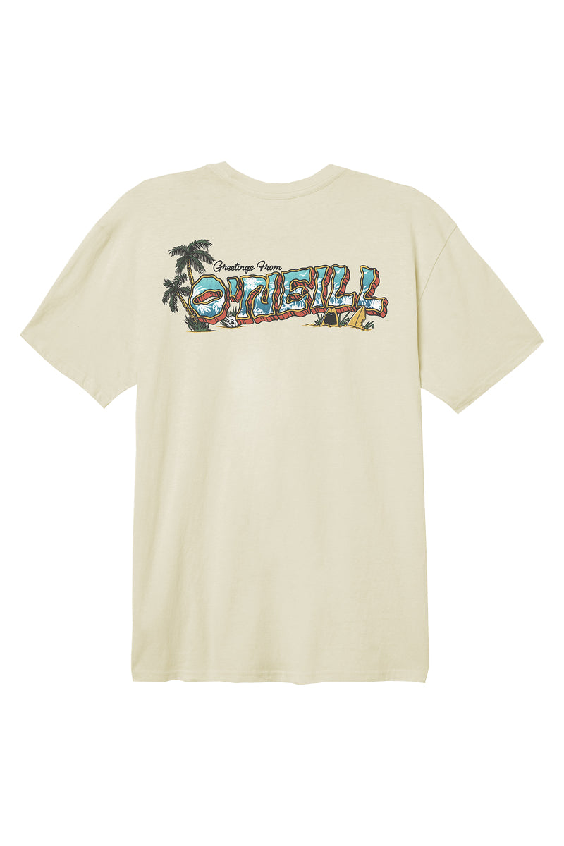 O'Neill Greeting SS Tee Pale Yellow L