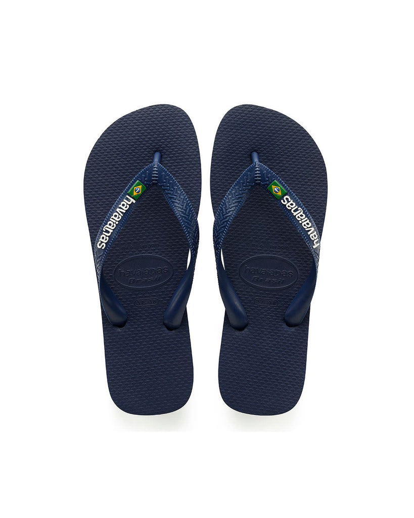 Havaianas Brazil Logo Mens Sandal 0555-Navy Blue 8