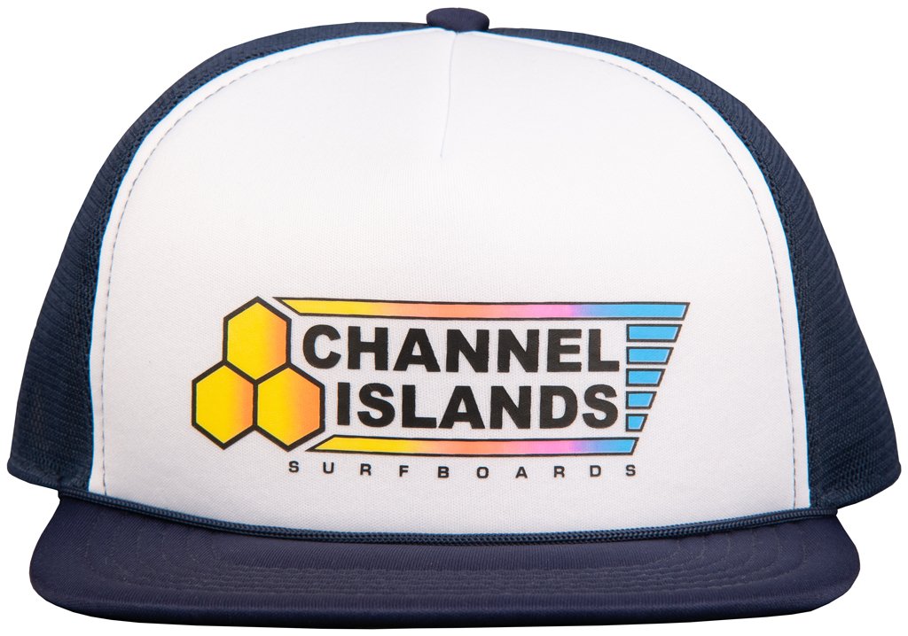 Channel Islands Surfboards Fade Flag Trucker Hat 505-Indigo One Size